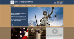 Desktop Screenshot of bankruptcyattorneyidahofalls.com